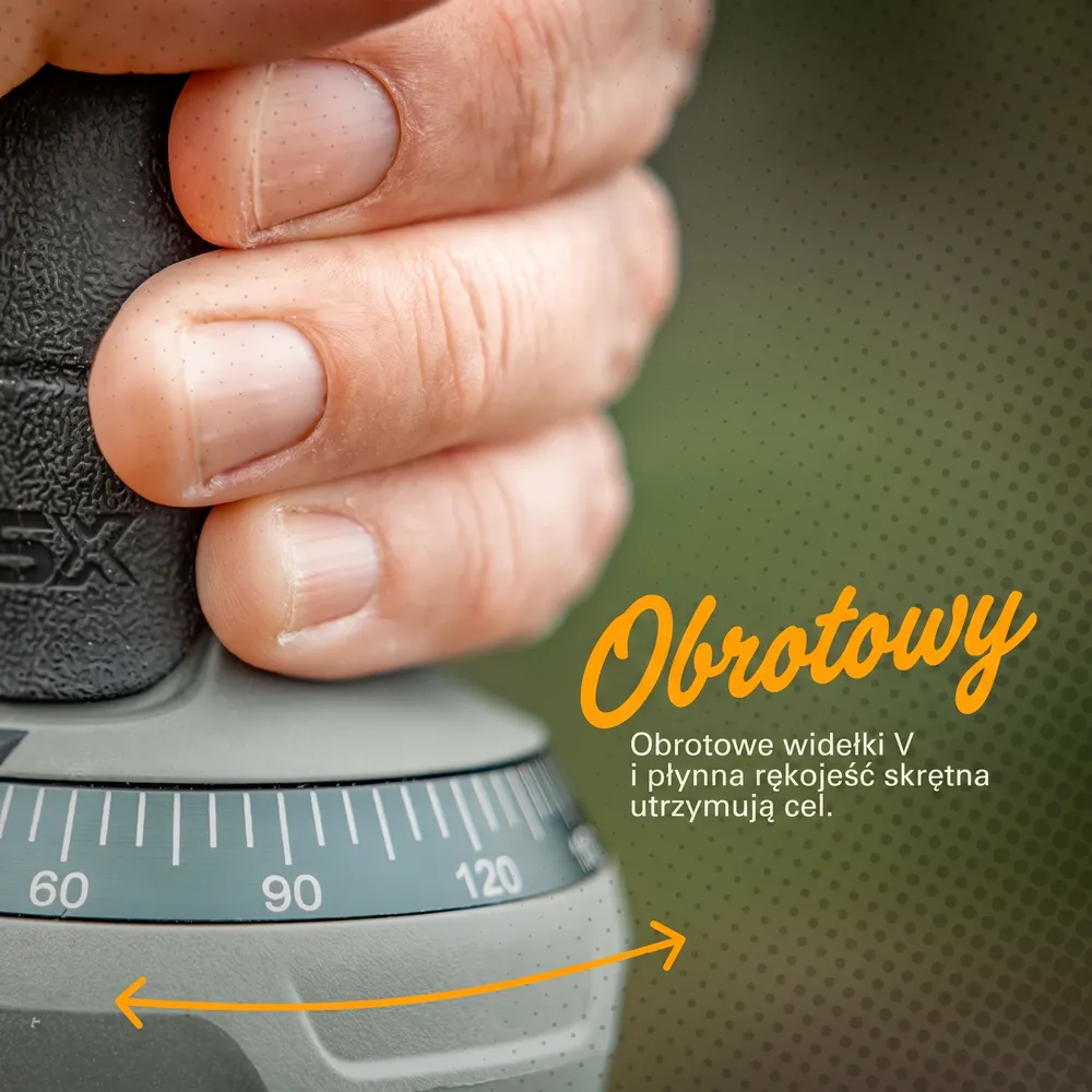 Płynna głowica 360° i mocowanie Dovetail Quick Lock